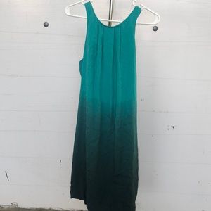 Ombre Teal Green Dress